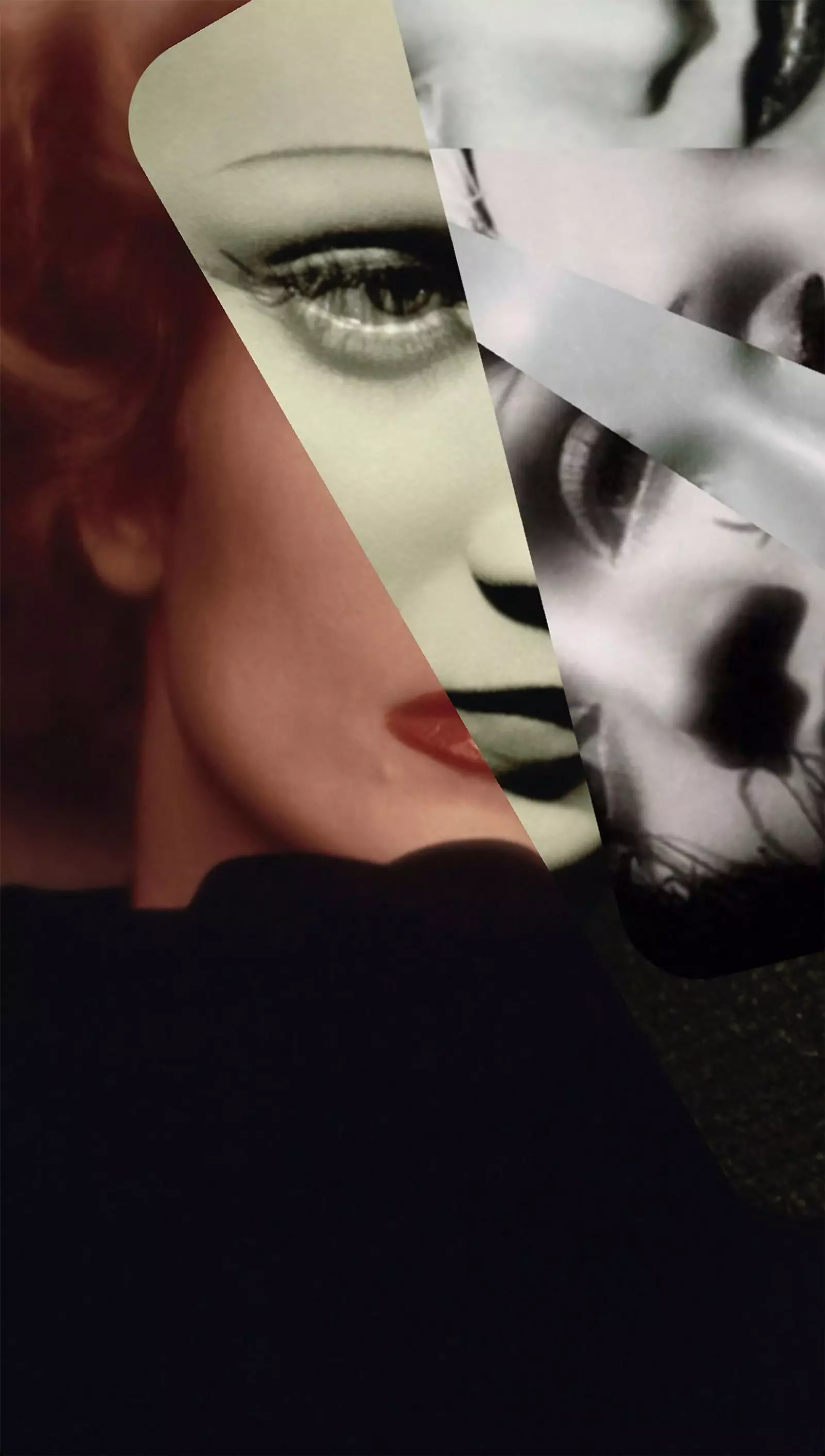 Diptych Marlene Dietrich Masque Narcisse 2021