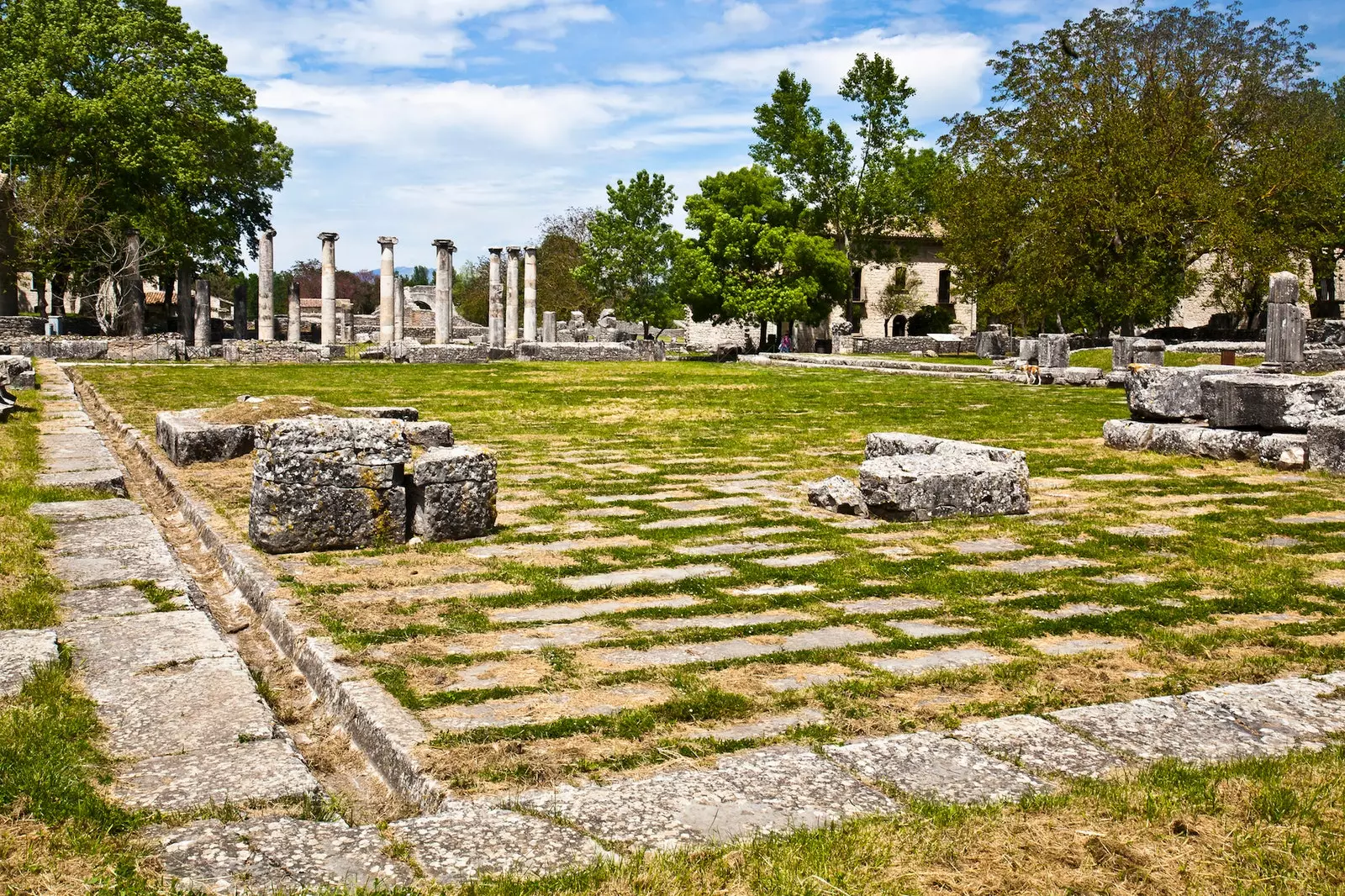 Situs arkeologi Saepinum di Molise