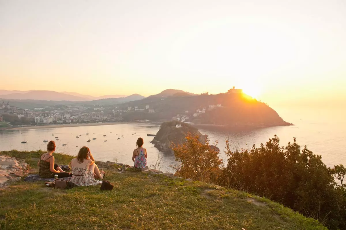 Urgull Dağı'ndan Günbatımı