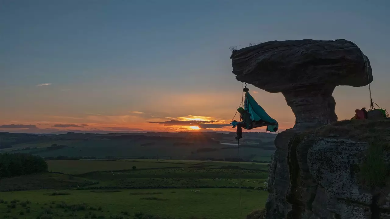 Camping hængende fra himlen: det ultimative eventyr