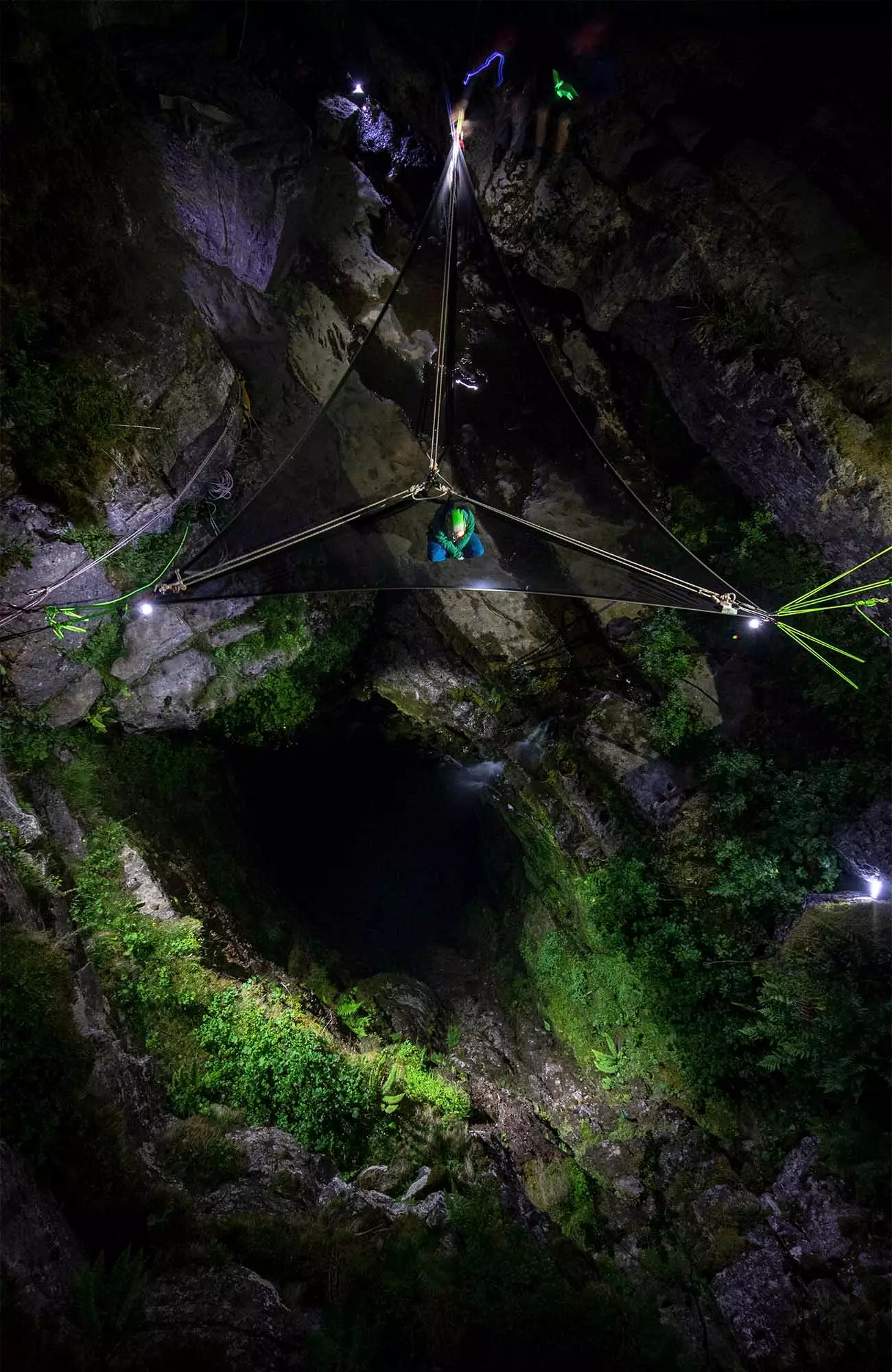 acampada extrema a Gaping Gill