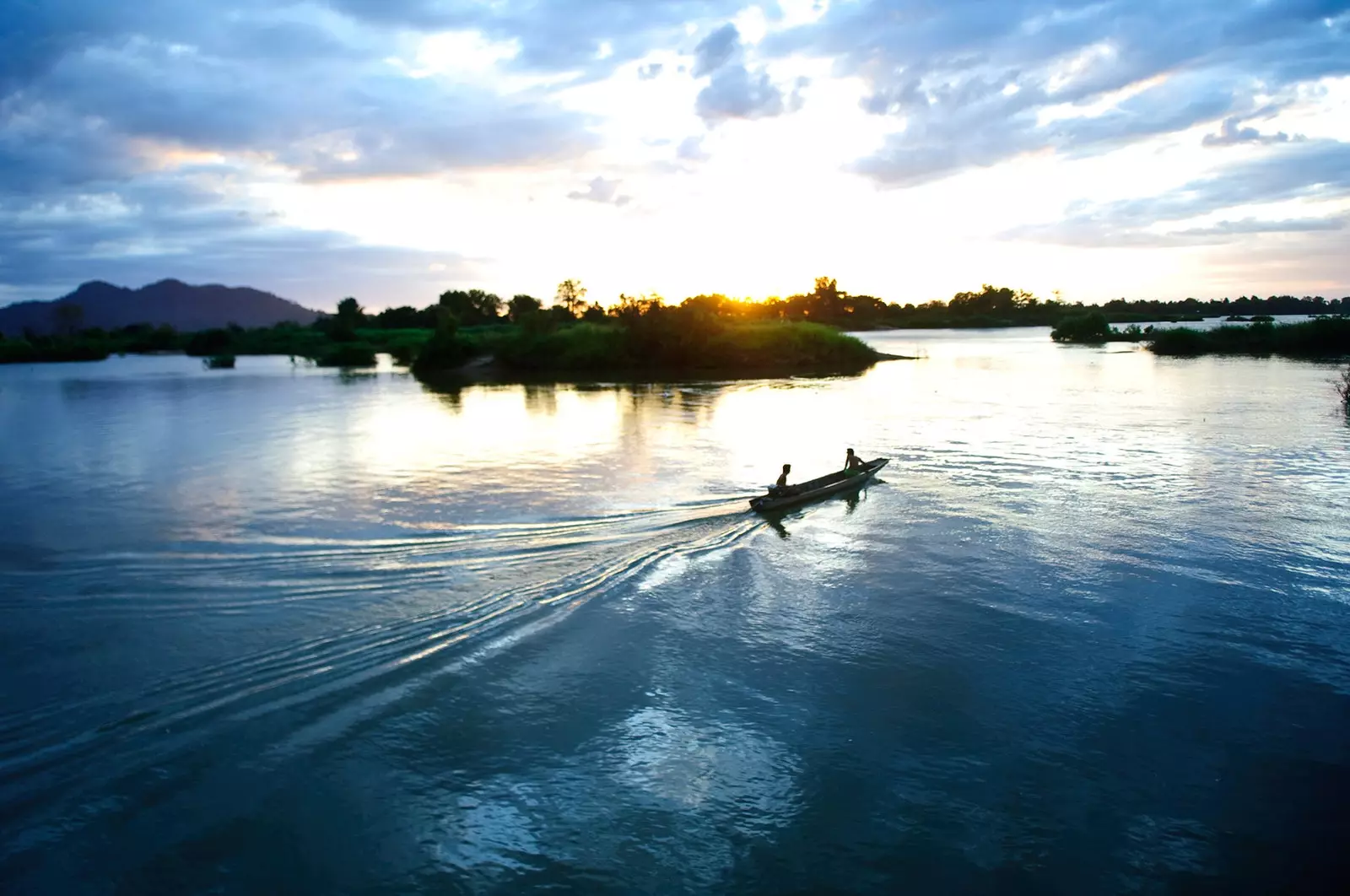 Wyspa zaskakuje rzeką Mekong