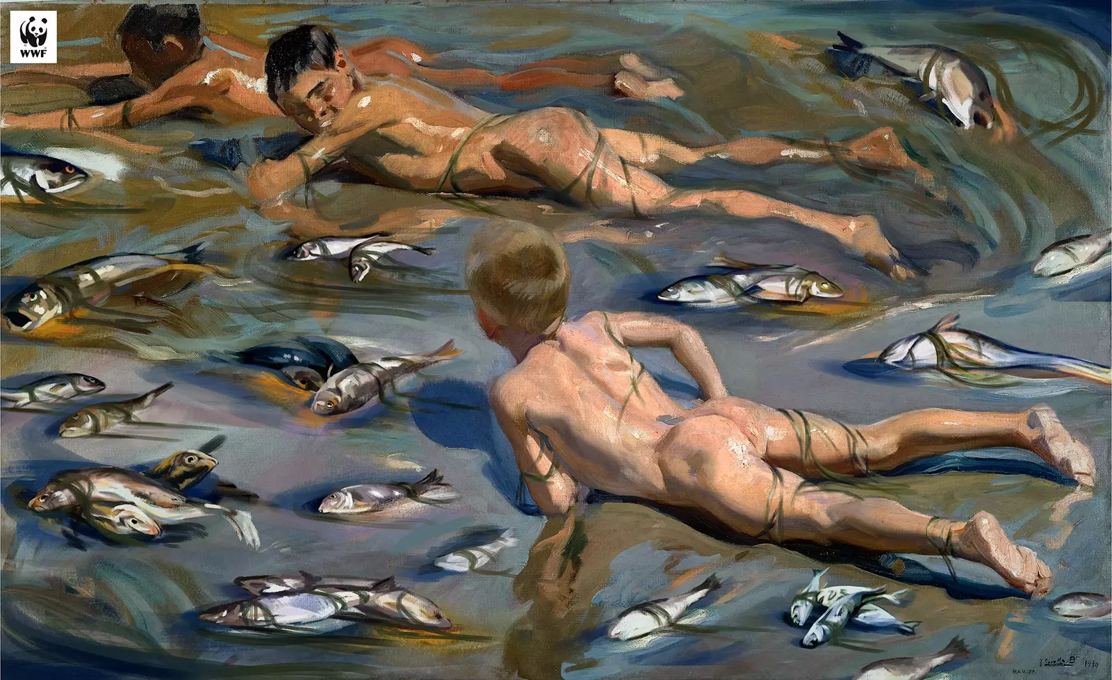 Sorolla ၏ 'ကမ်းခြေရှိကလေးများ' တွင် ဝင်ရောက်စွက်ဖက်မှု