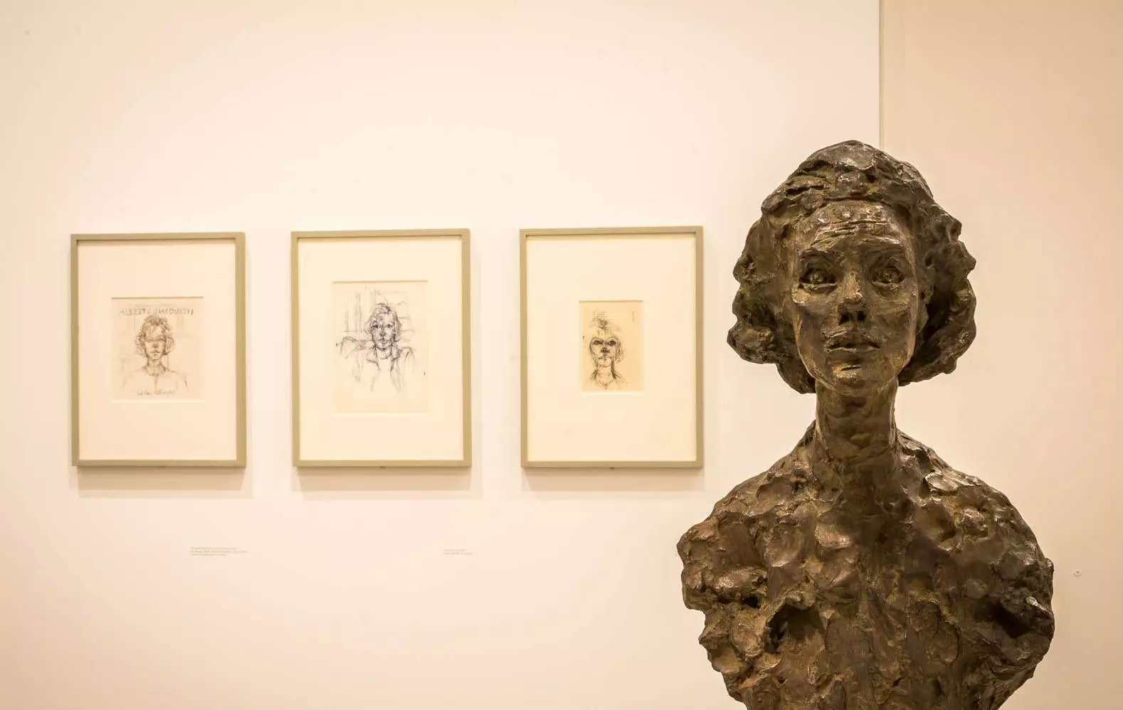 Giacometti Ausstellung an der Muse Toulouse-Lautrec zu Albi.