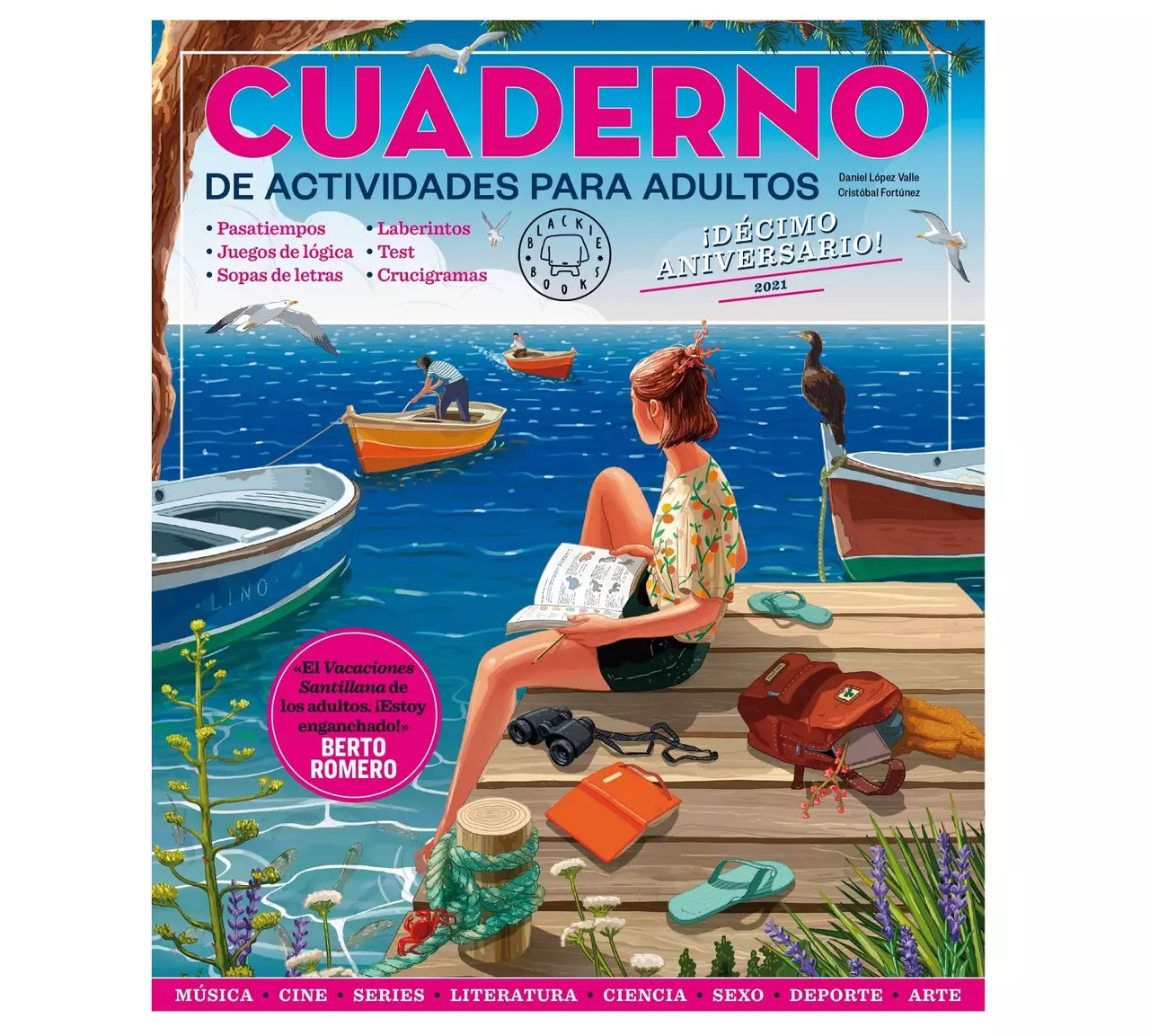 Caderno de férias para adultos Blackie Books