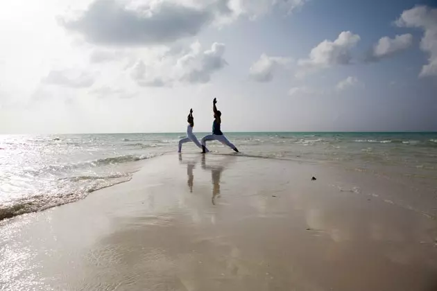 Yoga an den Turks- a Caicosinselen