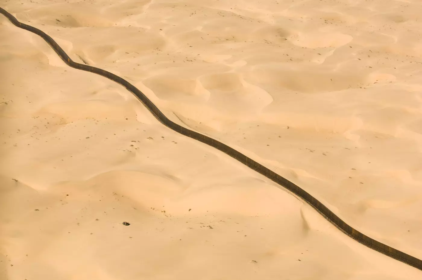 Luchtfoto van de duinen bij Calexico