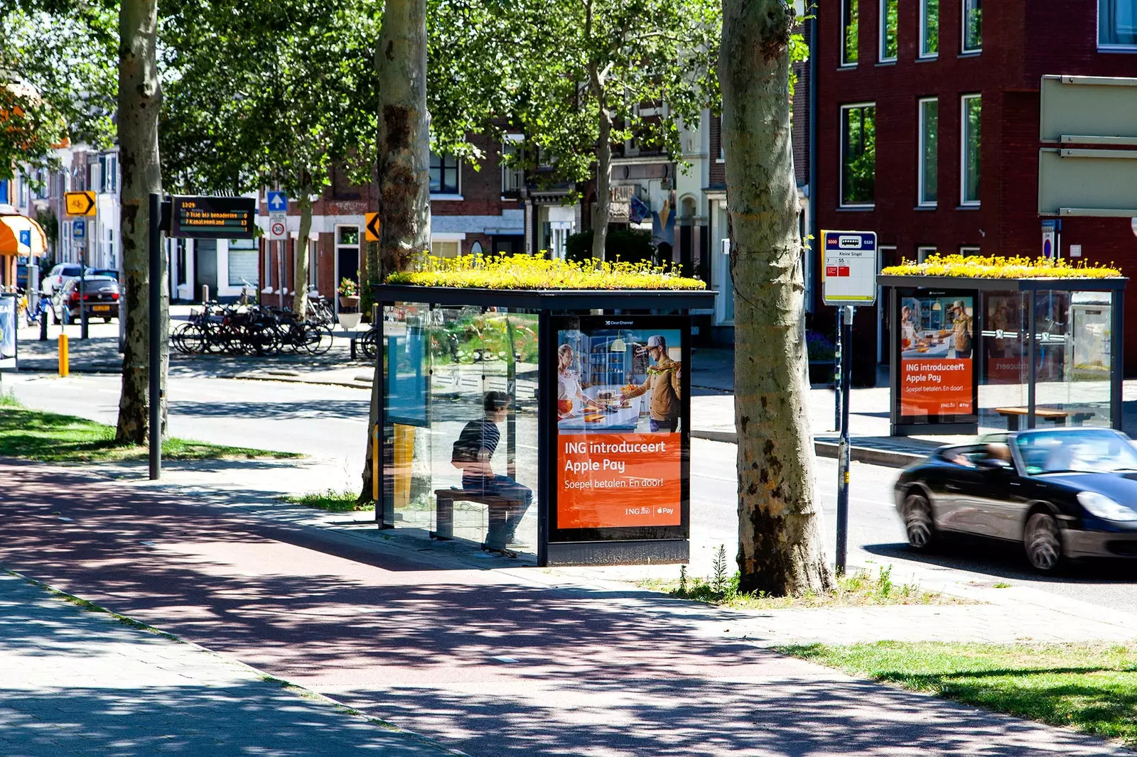 Egy kis kert Utrecht lombkoronájában