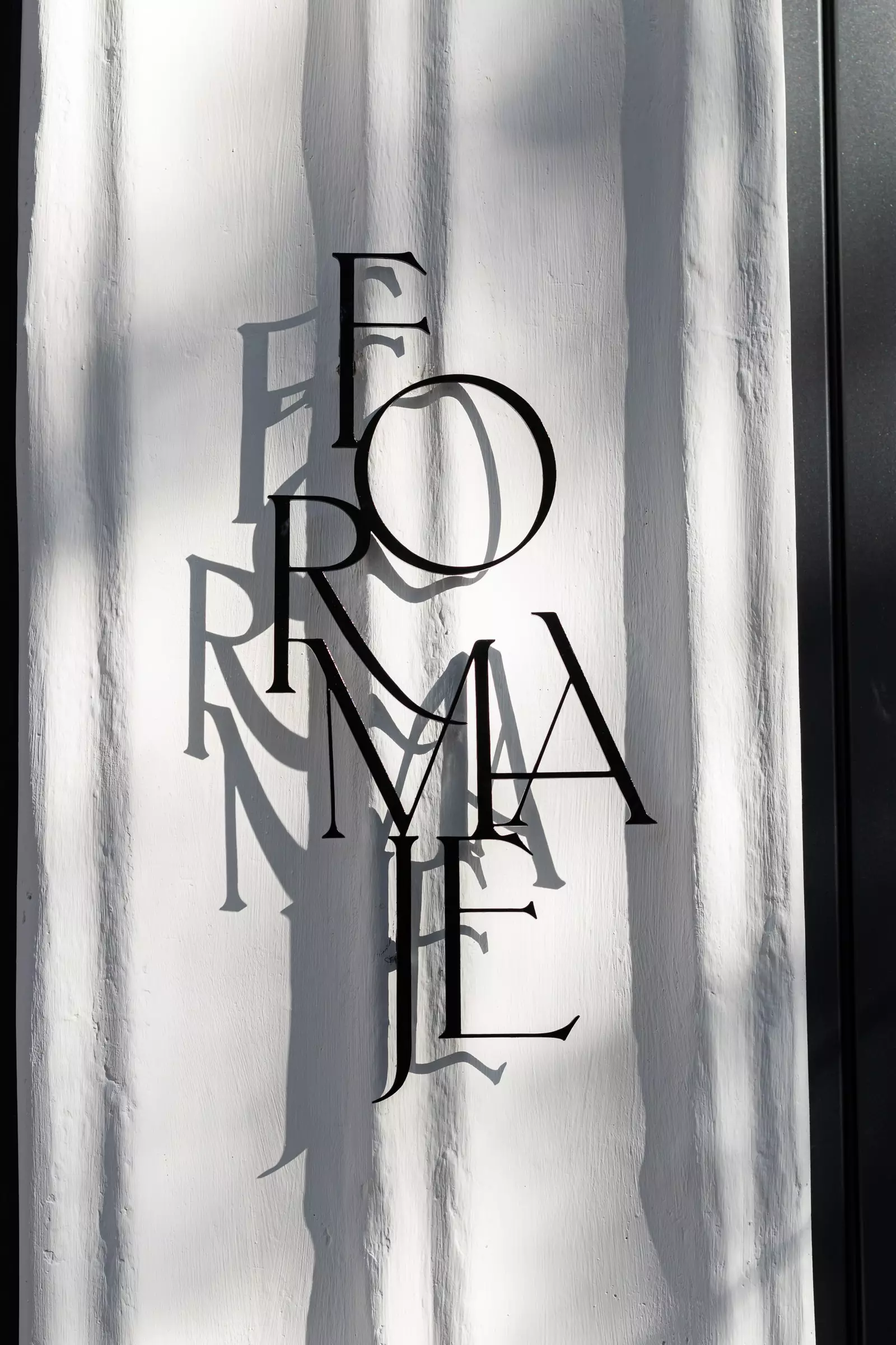 Façade du magasin Formaje.