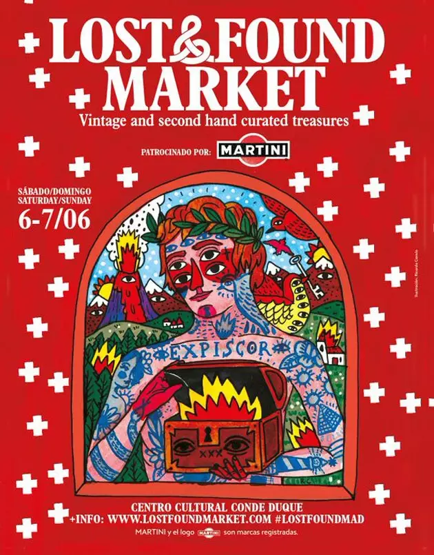 Lost Found Market-poster van Ricardo Cavolo