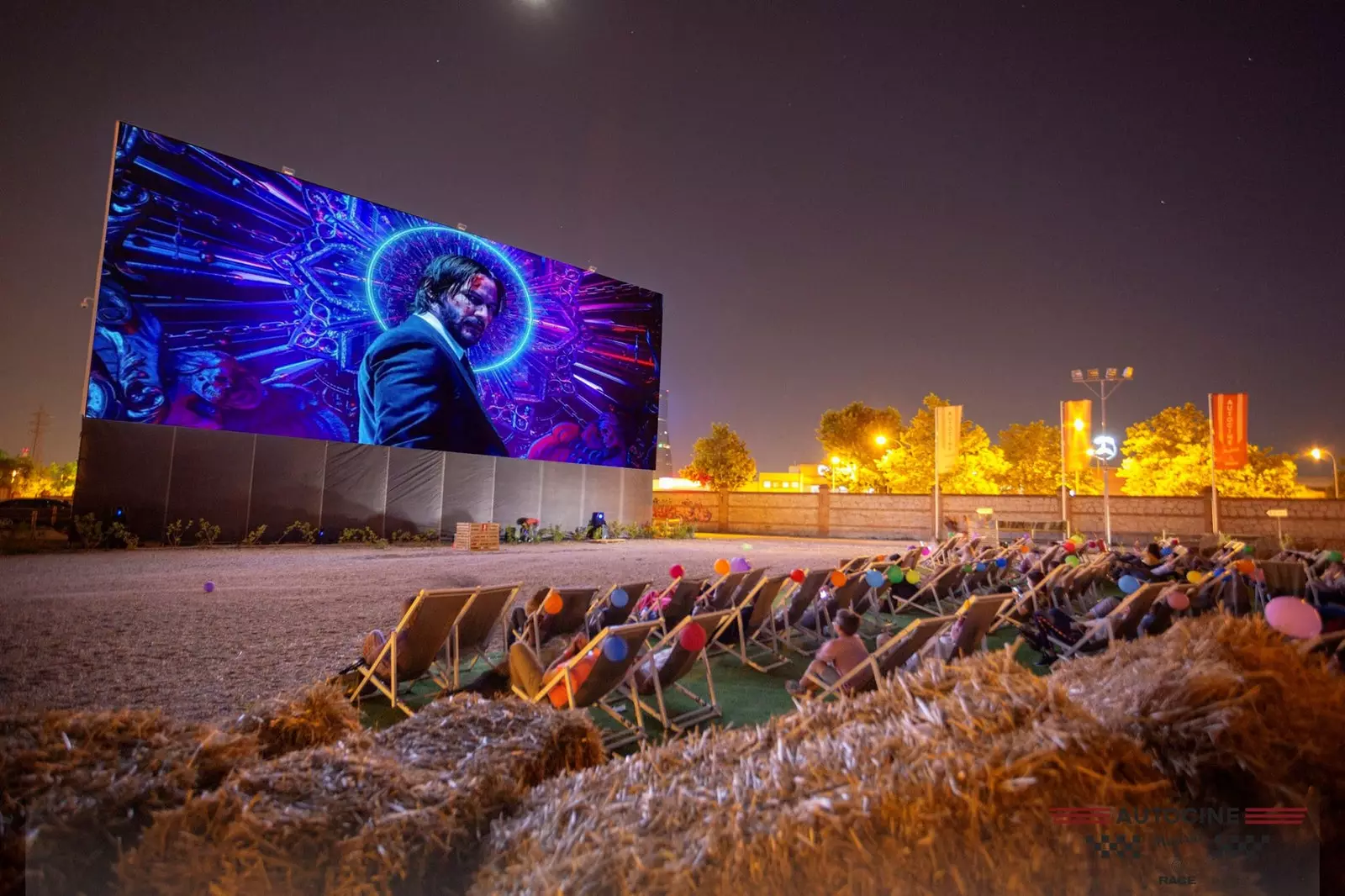 Drive-in-Rennen in Madrid