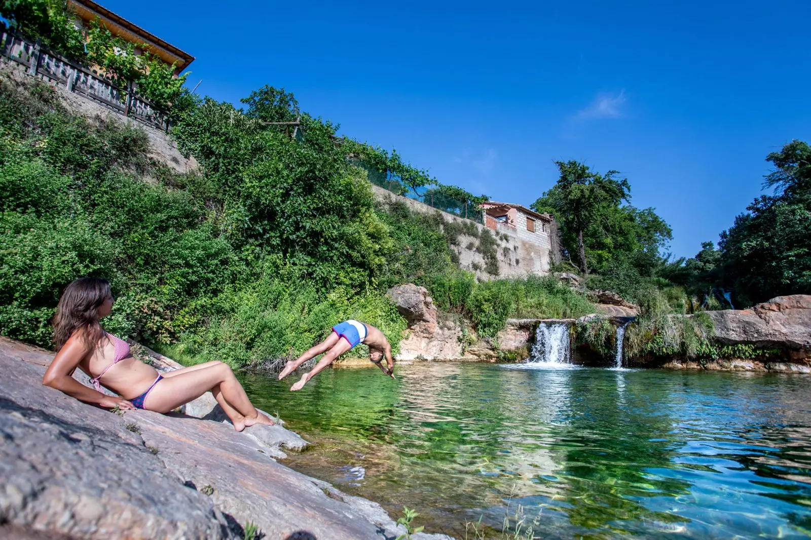 Sungai Matarraña dan Ulldemó di Beceite