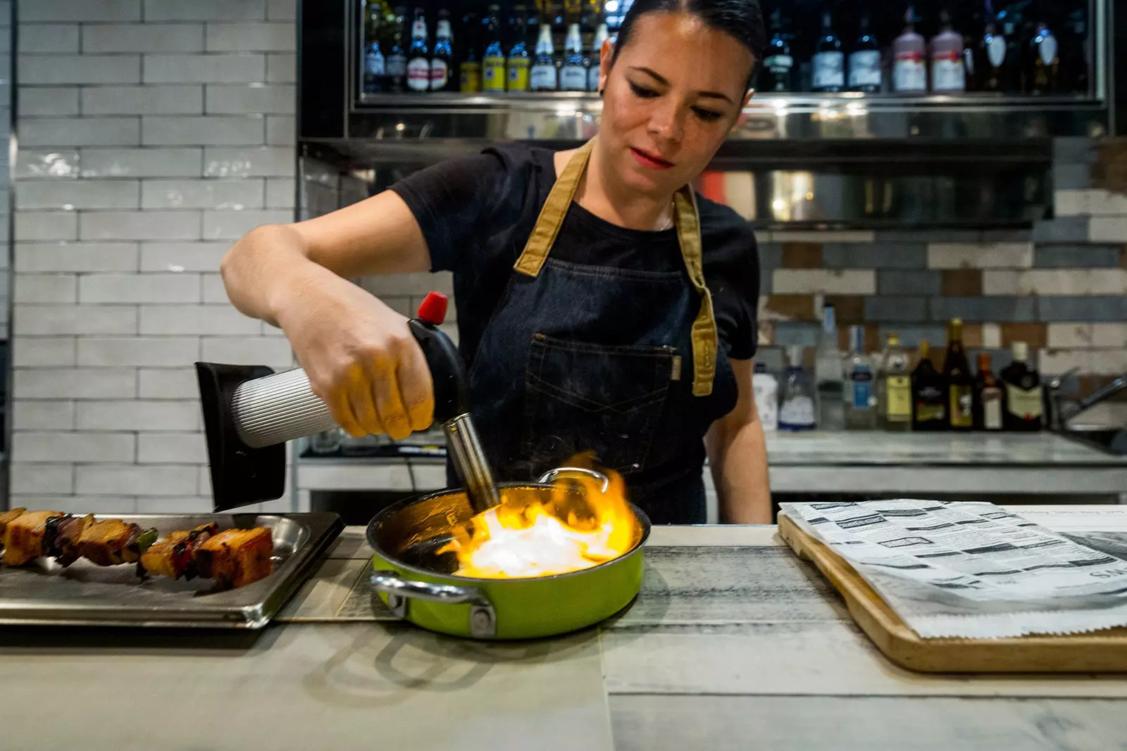 Dapur terbuka di La Gastro Salvaje