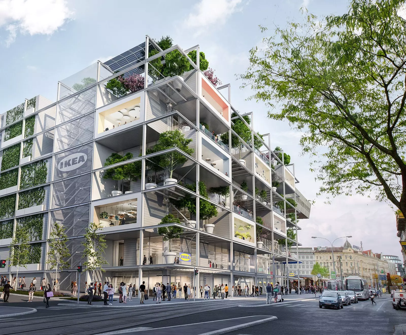 The new Ikea store in Vienna will be located in the central Mariahilferstrasse street.