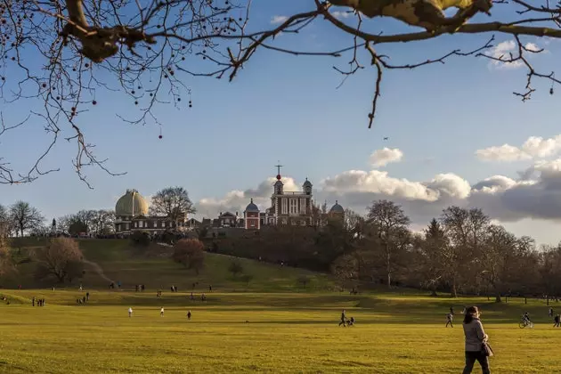 Greenwich meridian sifar hiburan London baharu