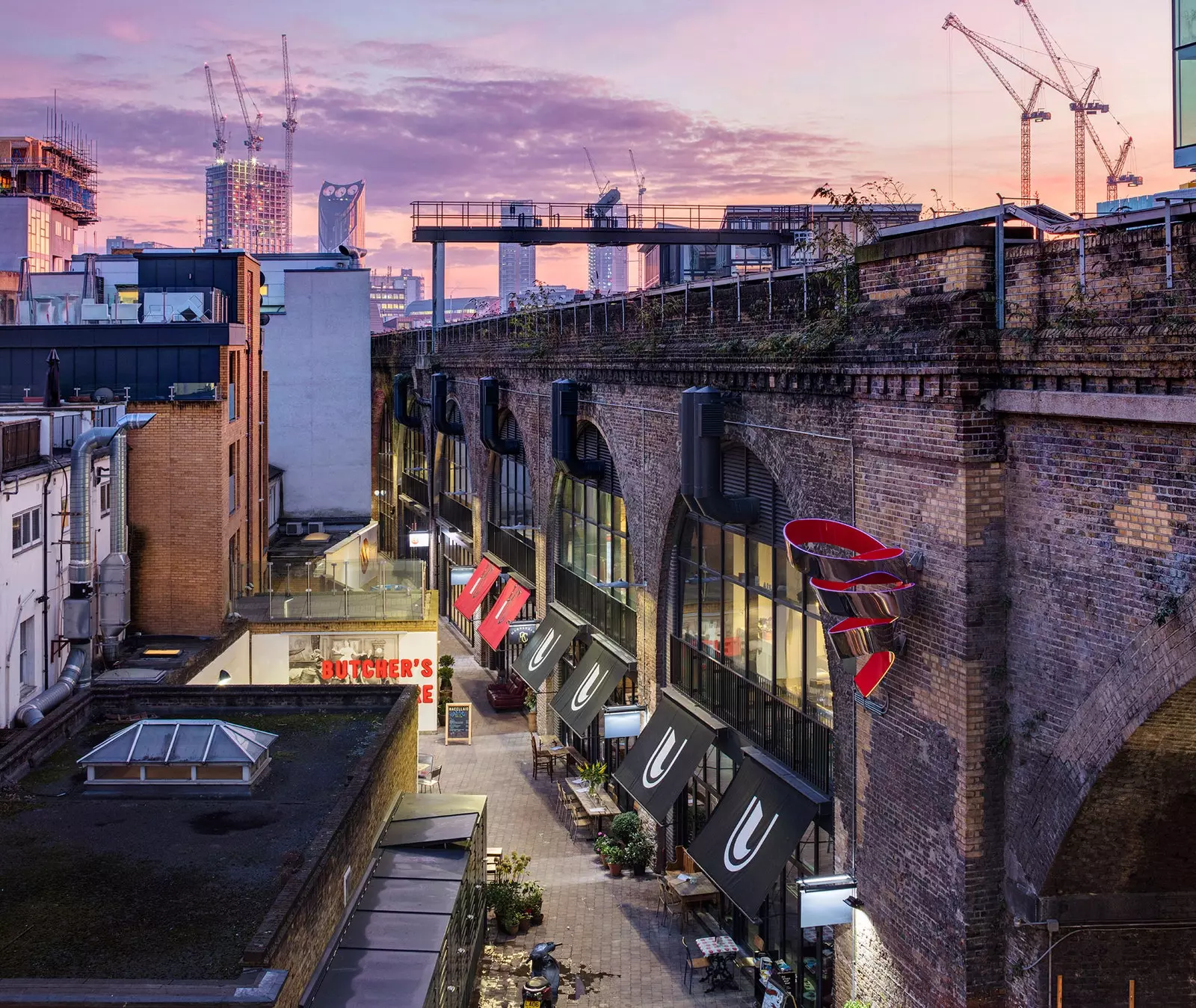 Low Line ein Spaziergang durch die Viadukte der London High Line