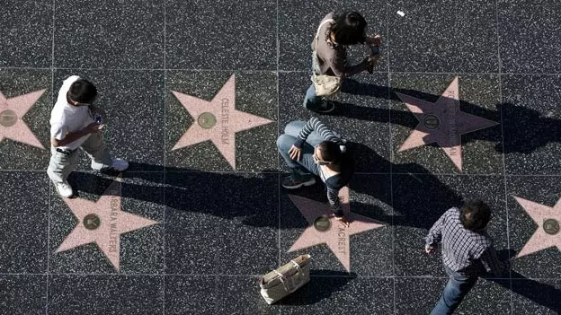 Hollywood walk of fame