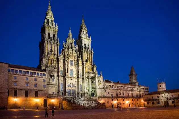 De kathedraal van Santiago de Compostela