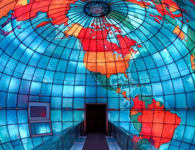 À l'intérieur du Mapparium