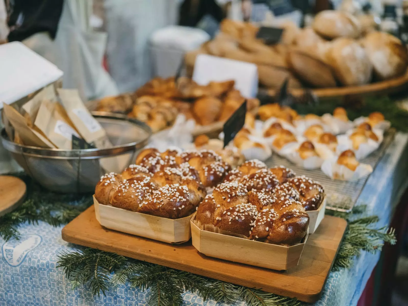 Лепшыя калядныя тарты на All Those Food Market.