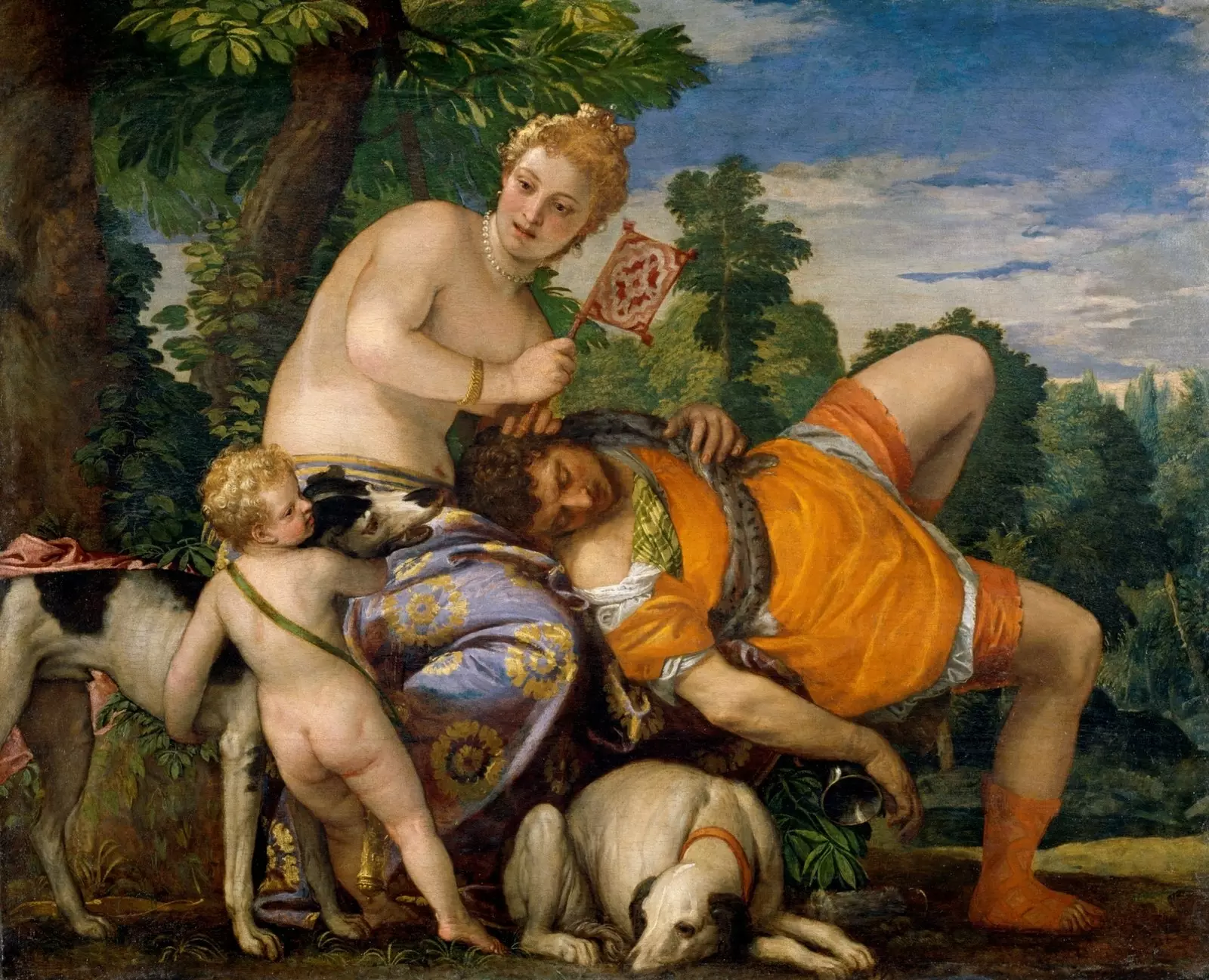 'Venus i Adonis' Paolo Veronese