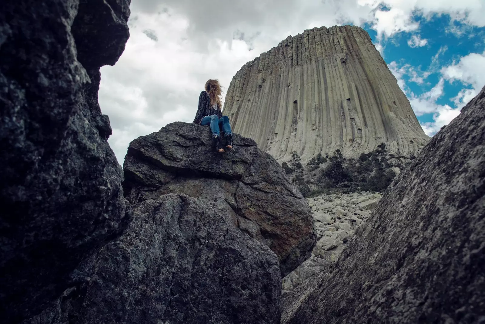 Devil's Tower a Wyoming Estats Units