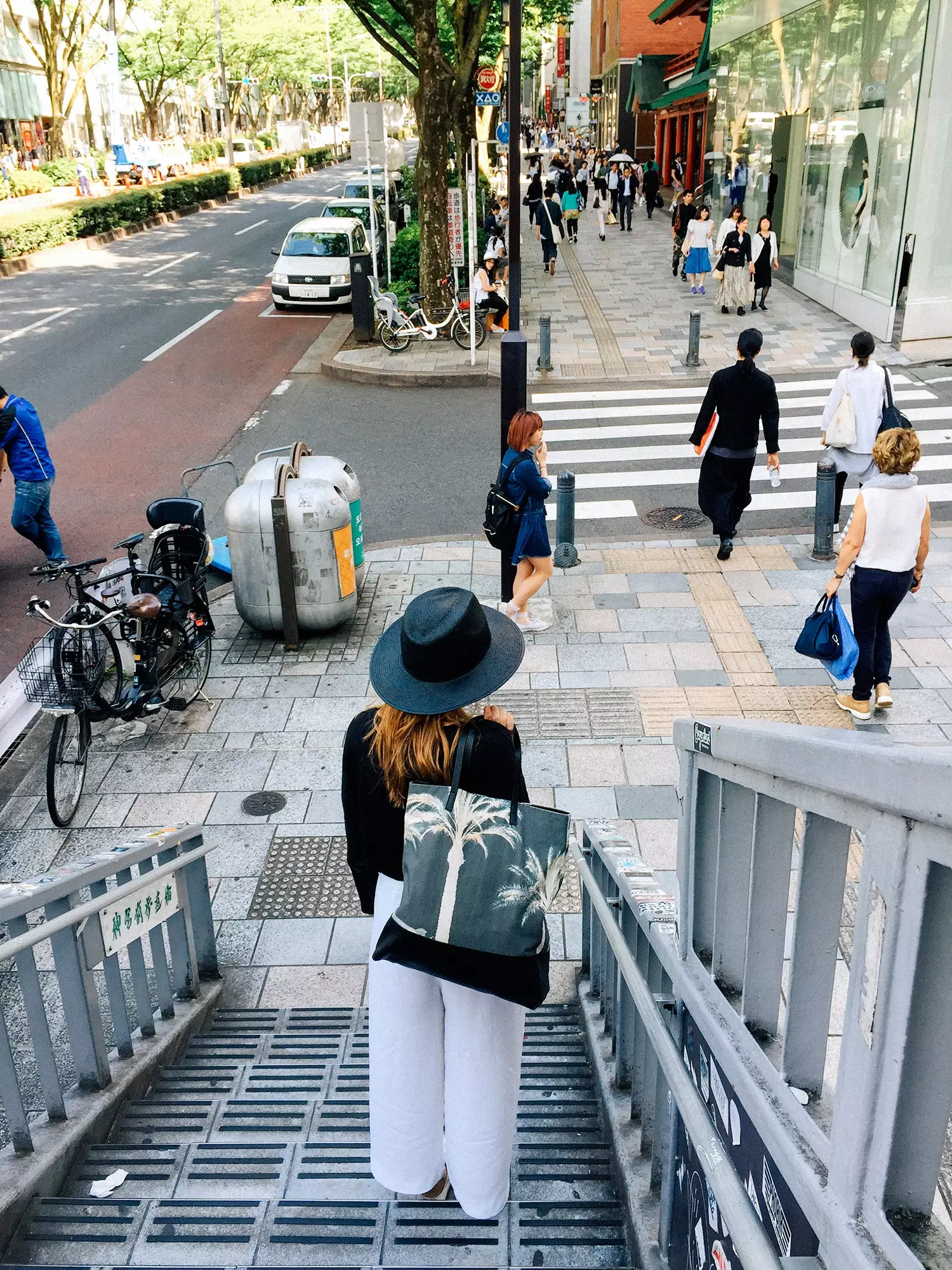 Ajungând la Omotesando