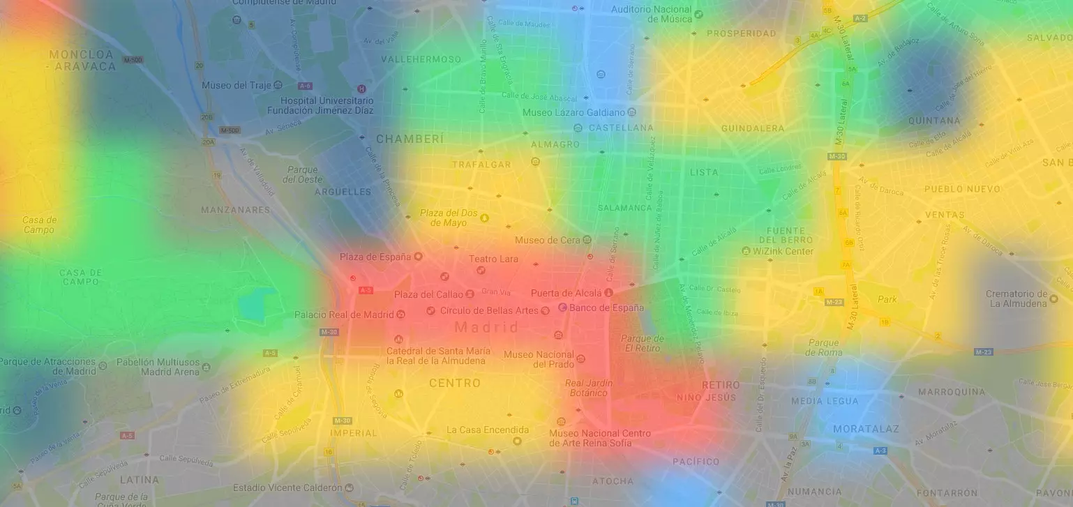 Interaktívna mapa, ktorá definuje bohaté štvrte a hipsterov každého mesta, je tu