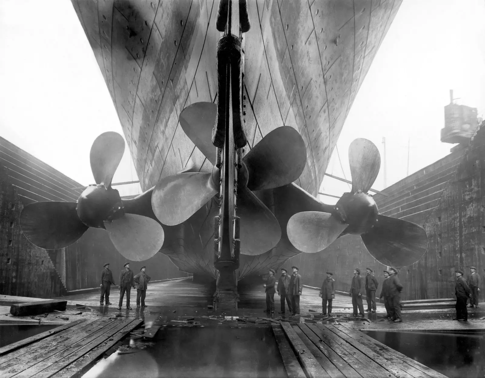 D'Titanic ass den 10. Abrëll 1912 vu Southampton aus.