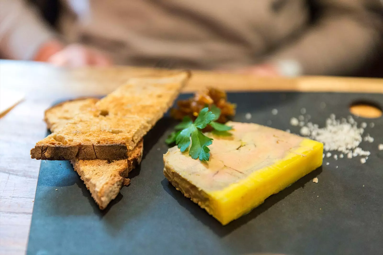 foie gras with toast