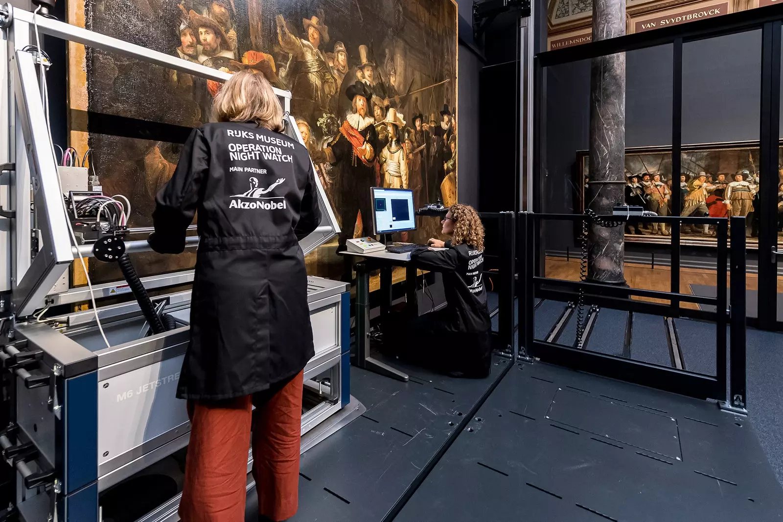 'Operasjon nattevakt' eller hvordan følge restaureringen av dette verket av Rembrandt live