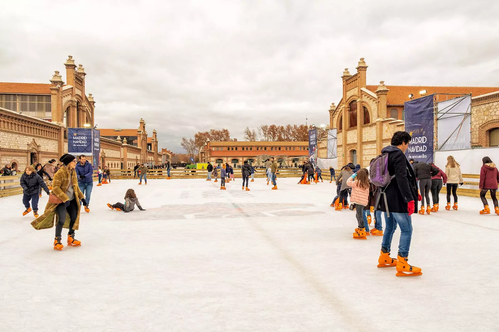 Patinoarul Matadero Madrid