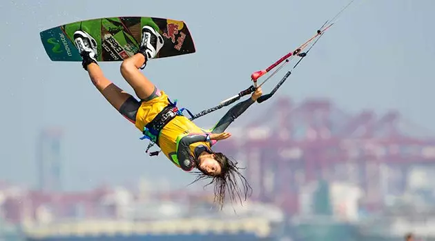 Una ruta amb la campiona mundial de kitesurf