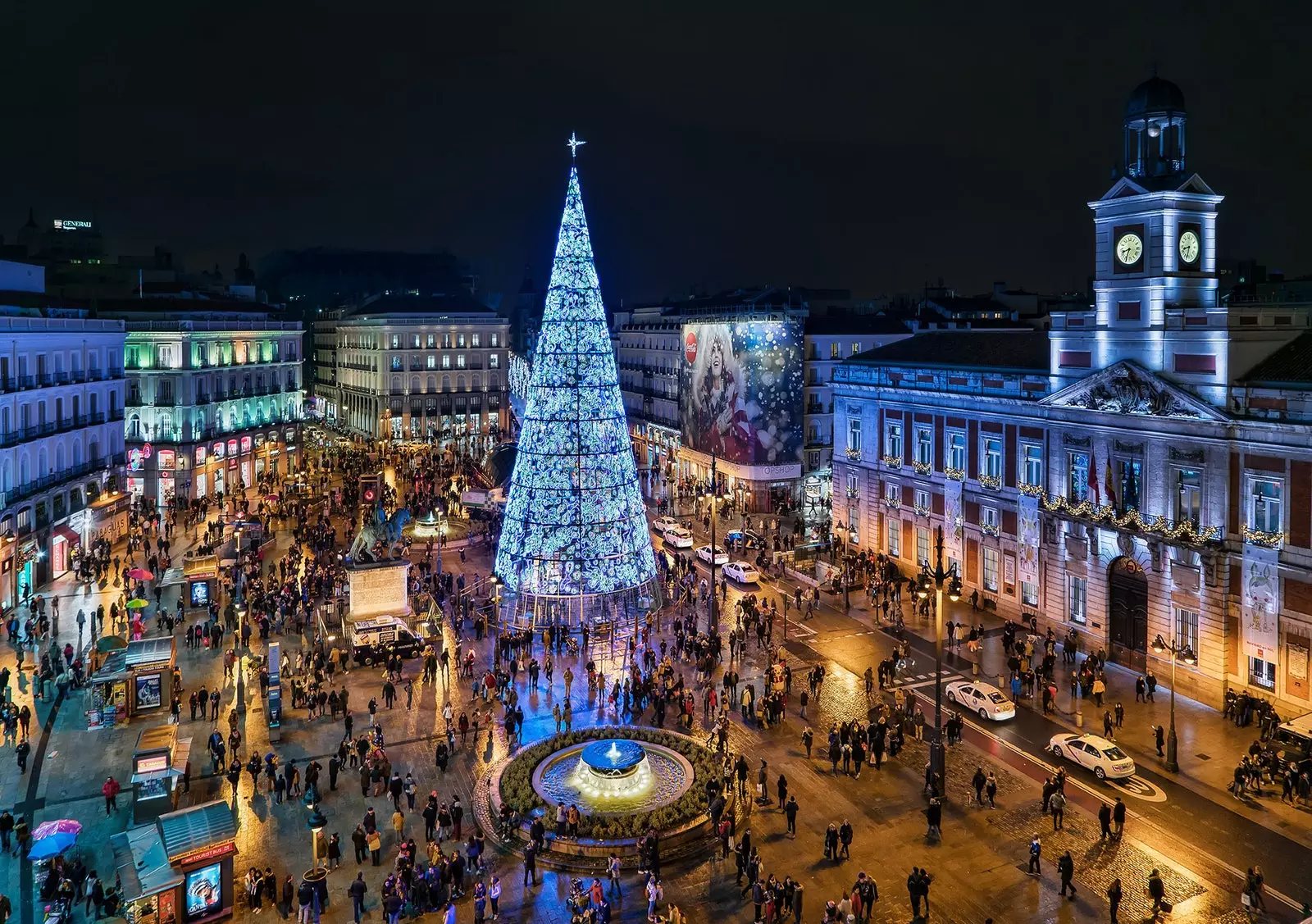 Madrid inaugura as festividades a cidade acende as luzes de Natal