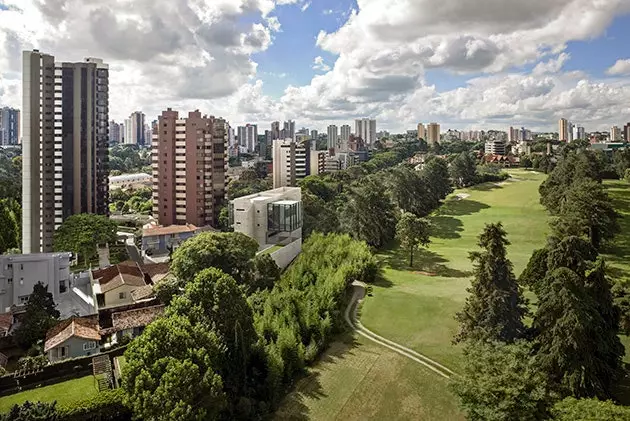 Curitiba'nın yeşil alanlarından biri