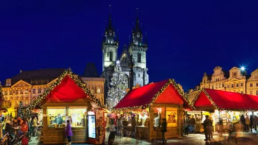 Wie man sich auf einem Weihnachtsmarkt verhält