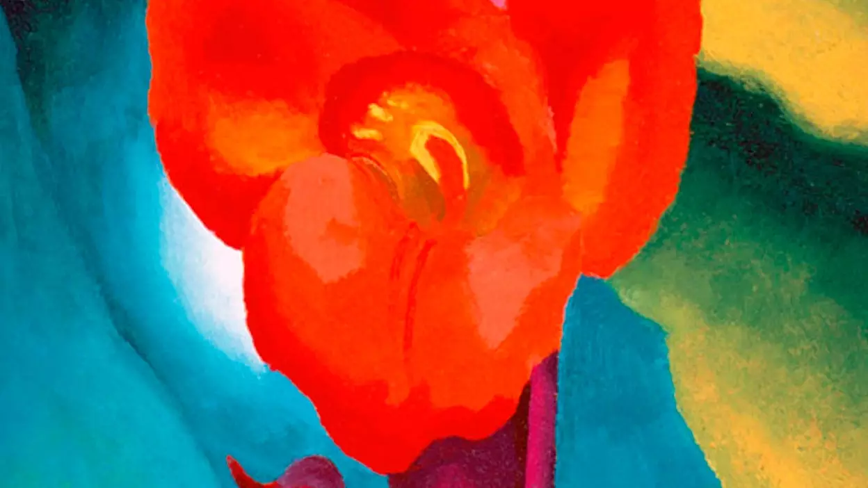 Matka maalaukseen: "Red Canna", Georgia O'Keeffe