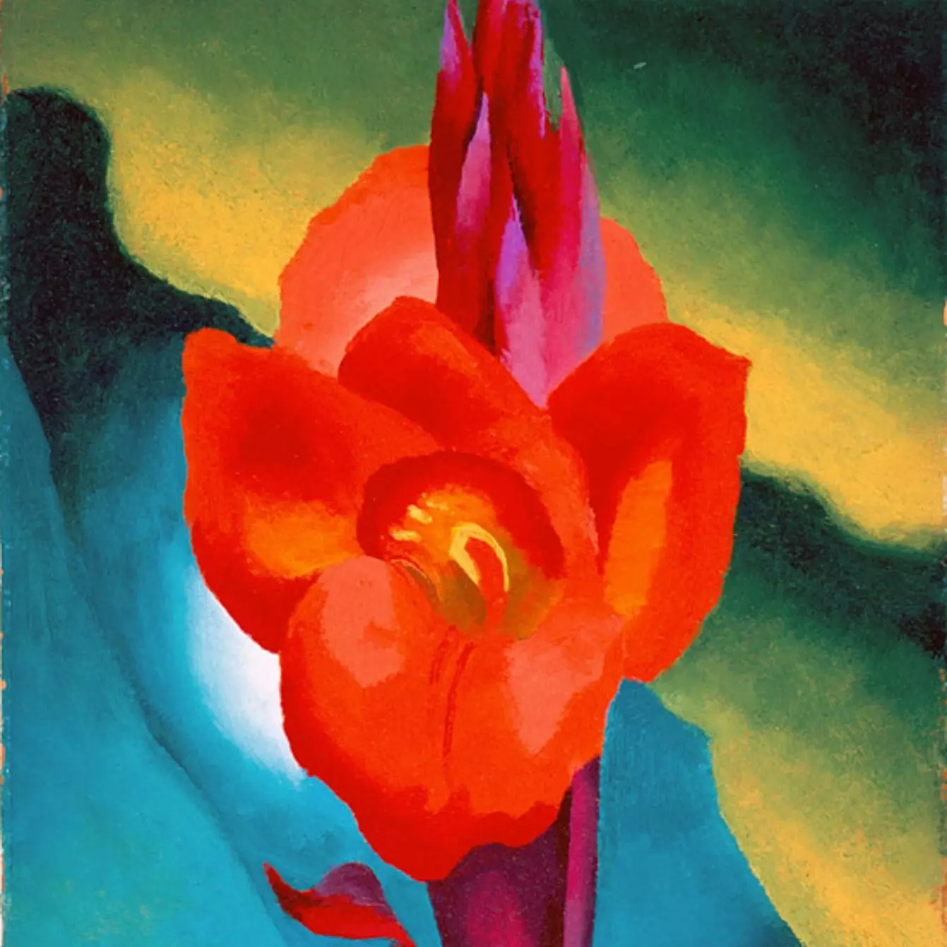 Voyage vers une peinture 'Red Canna' de Georgia OKeeffe