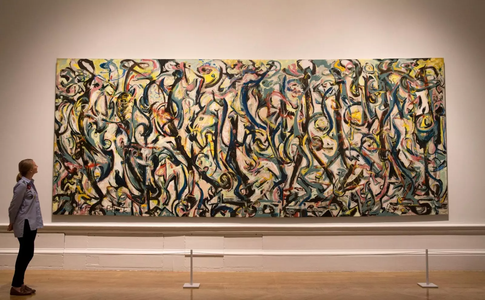 Pollock malt under påvirkning av Picasso