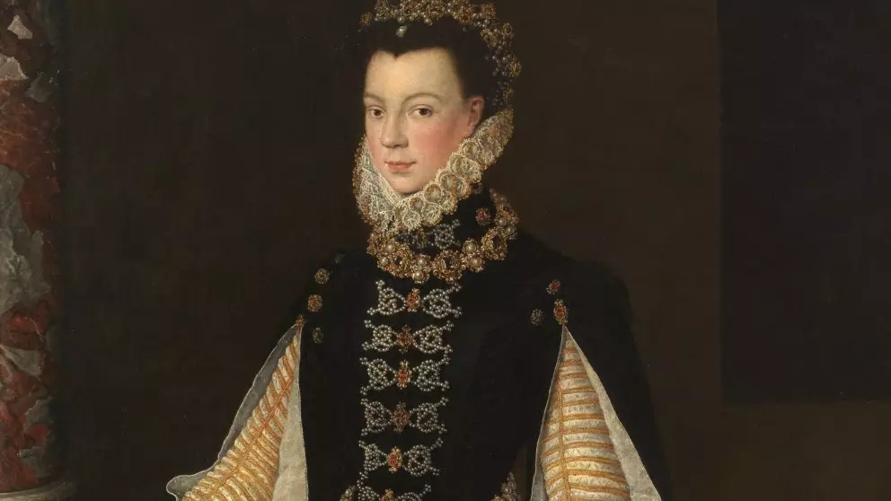 Potovanje do slike: 'Isabella de Valois s portretom Felipeja II', avtorica Sofonisba Anguissola