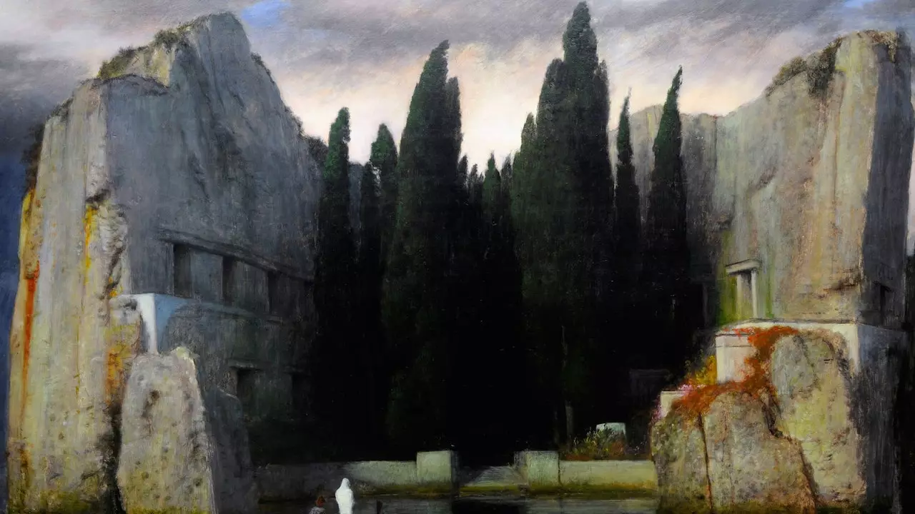 Trip to a painting: 'The island of the dead', by Arnold Böcklin