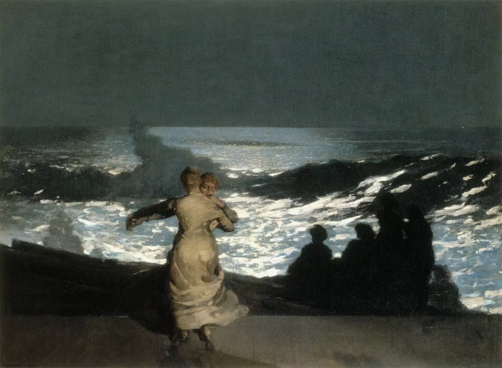 Voyage vers une peinture 'Midsummer Night' de Winslow Homer