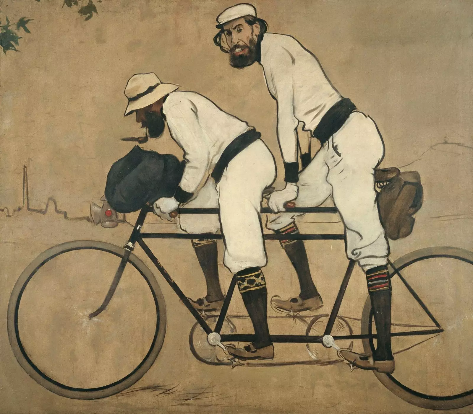 'Ramon Casas နှင့် Pere Romeu တို့သည် တပြိုင်နက်တည်း' Ramón Casas