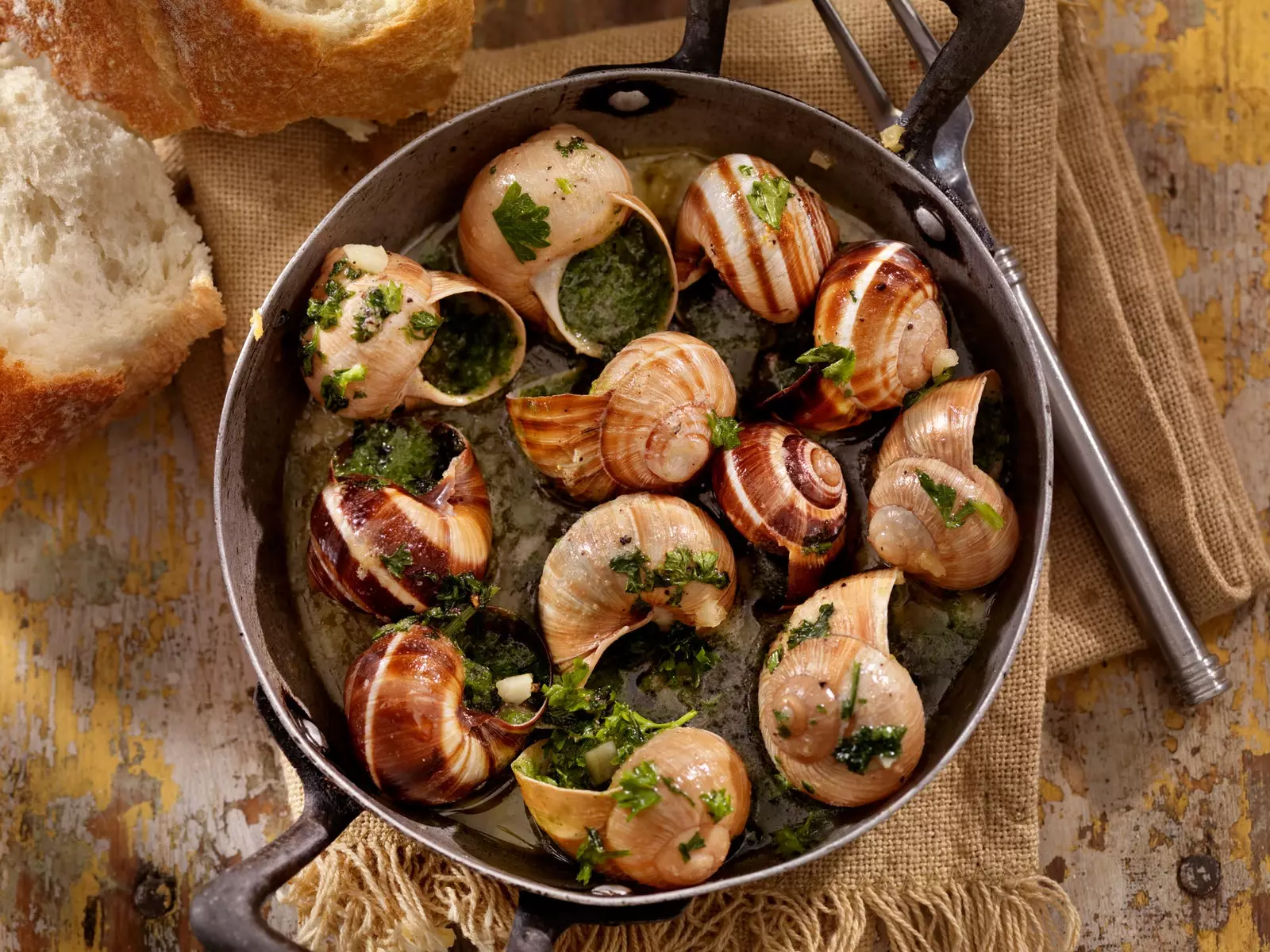 escargots cuits