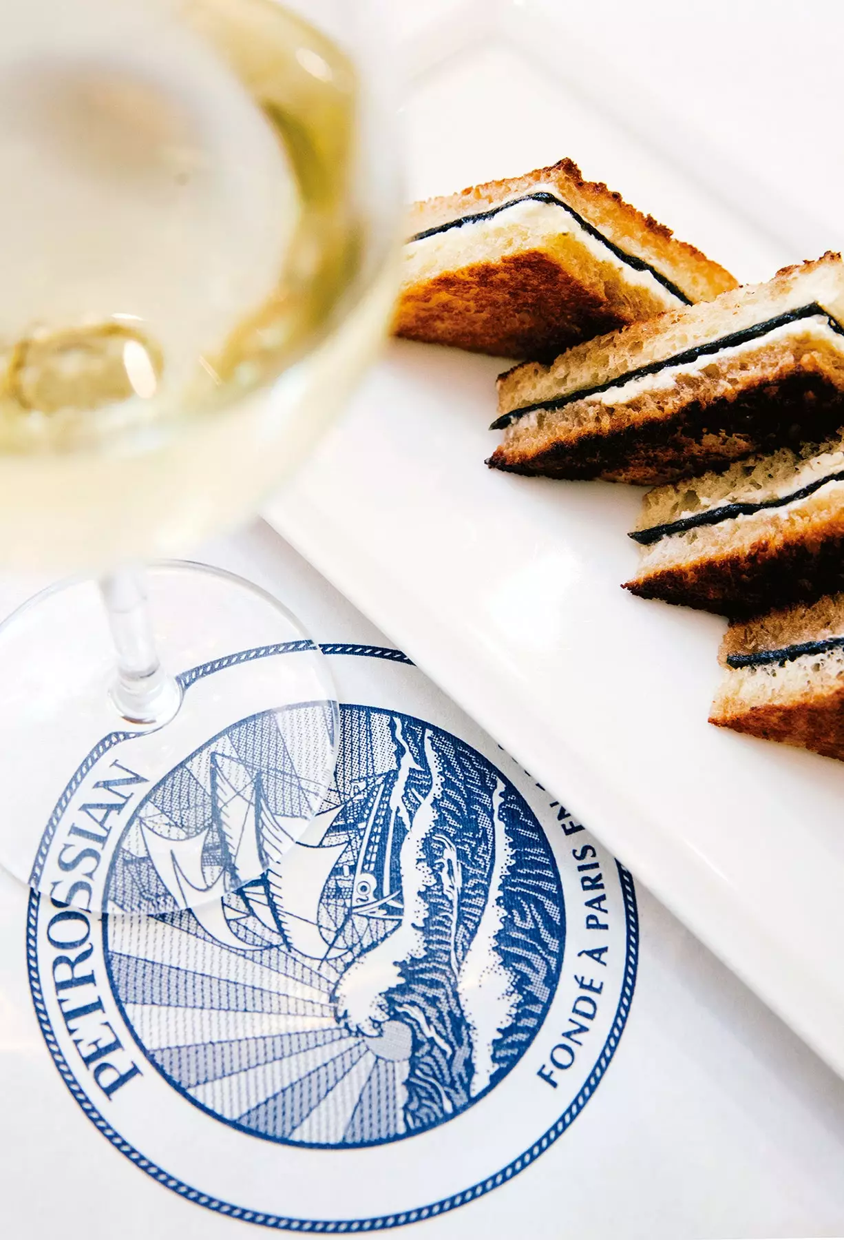 Toast au caviar Petrossian