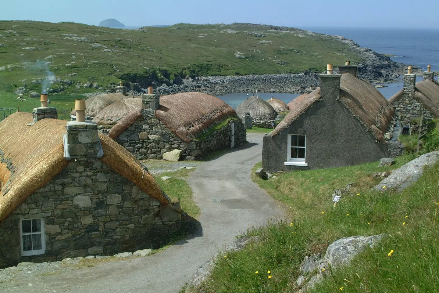 Gearrannan Blackhouse სოფელი