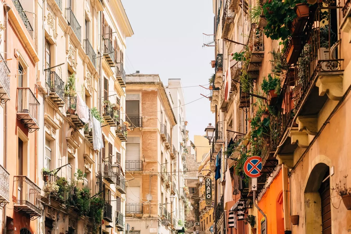 Cagliari de stad van de mode.