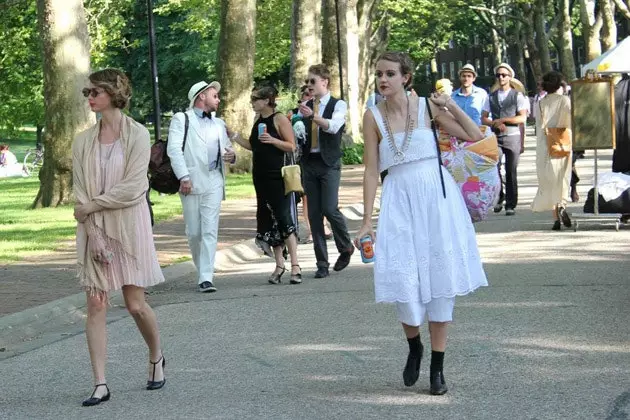 New York festar med Jay Gatsby på Governors Island