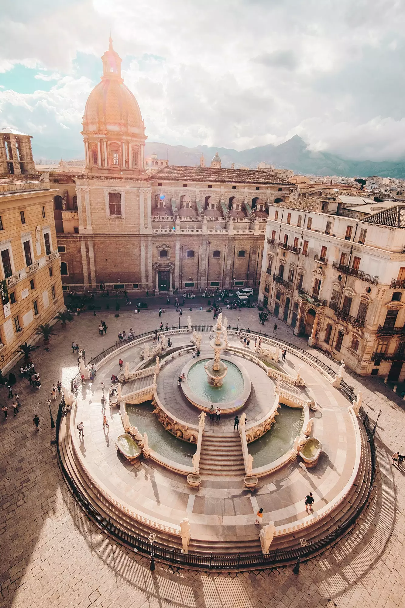 Piazza Pretoria v Palermu