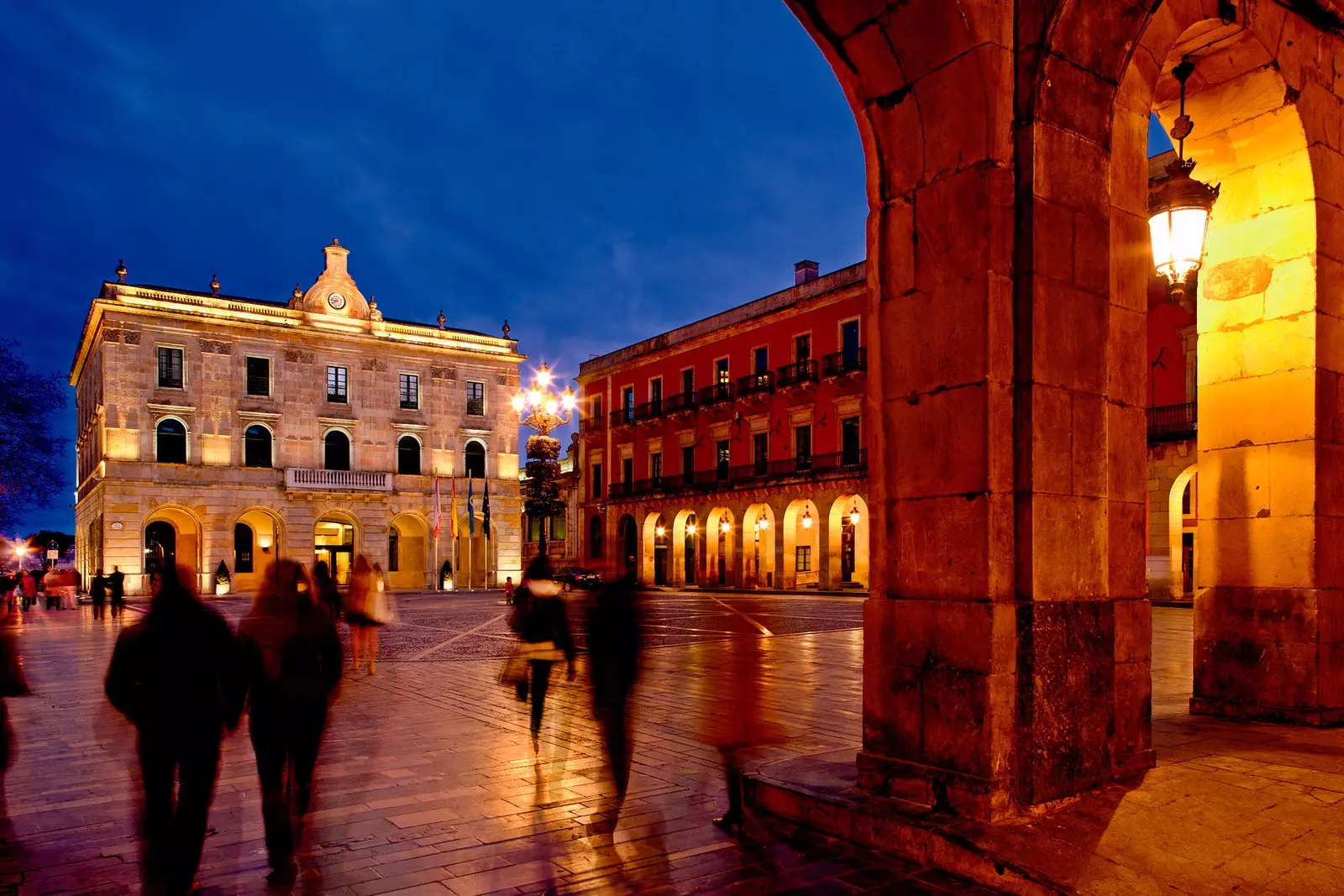 Plaza Mayor v Gijonu